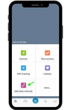 Add steps manually EN